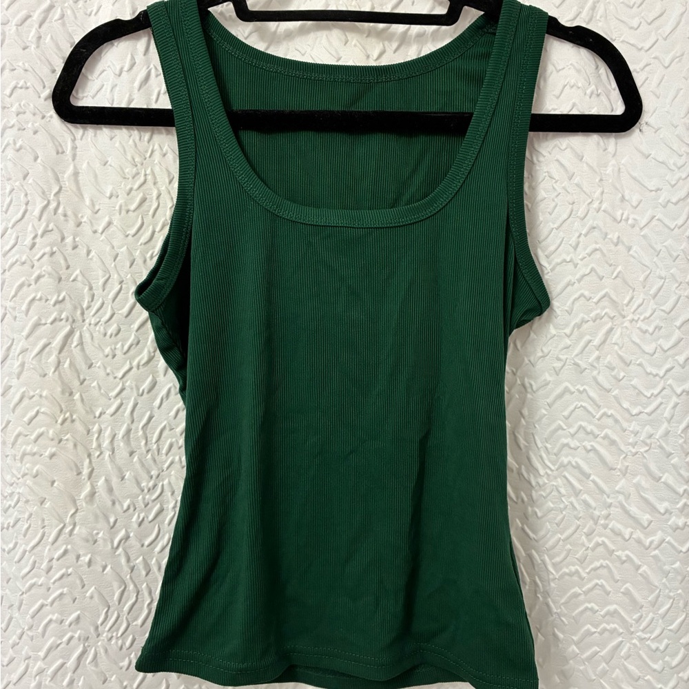 SHEIN Forest Green Tank Top Medium